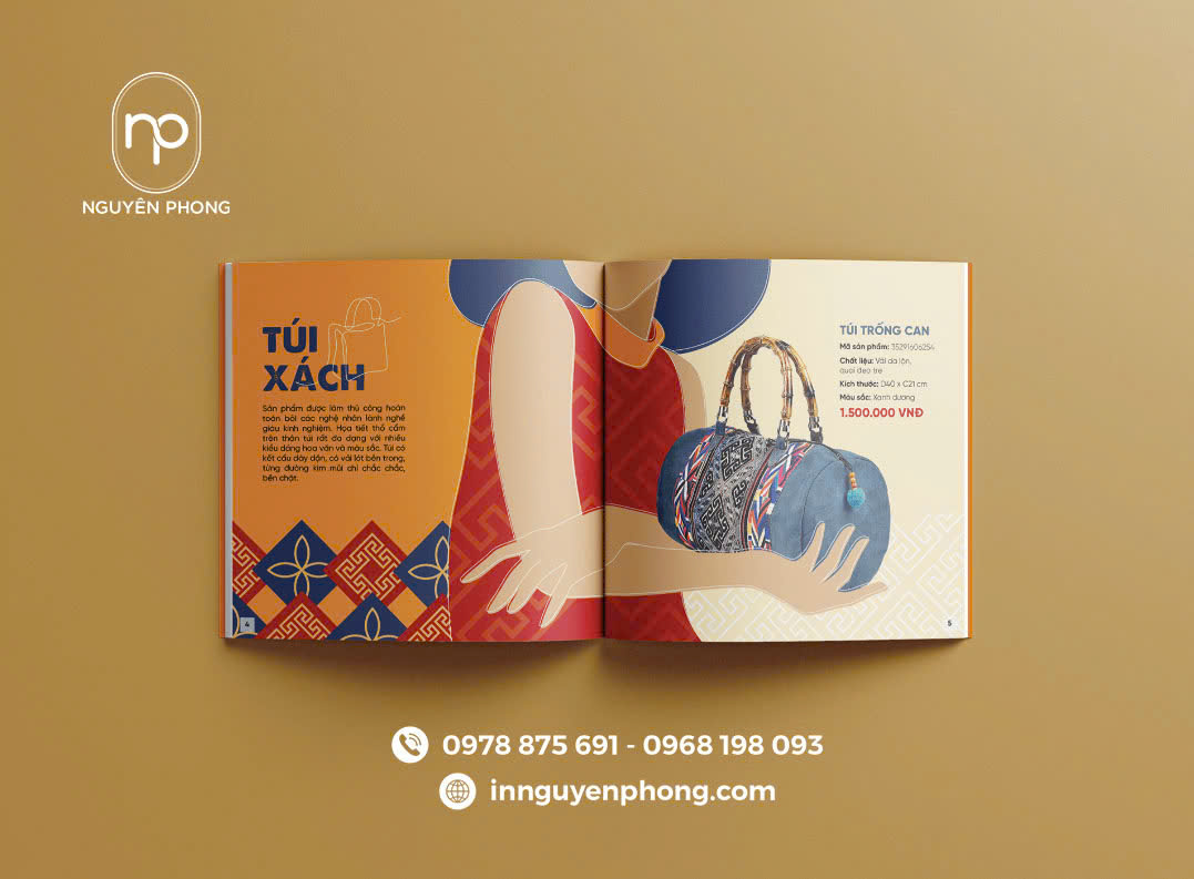 In catalogue số ít tai Xưởng in Nguyên Phong 